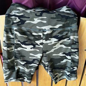 Camo Biker Shorts